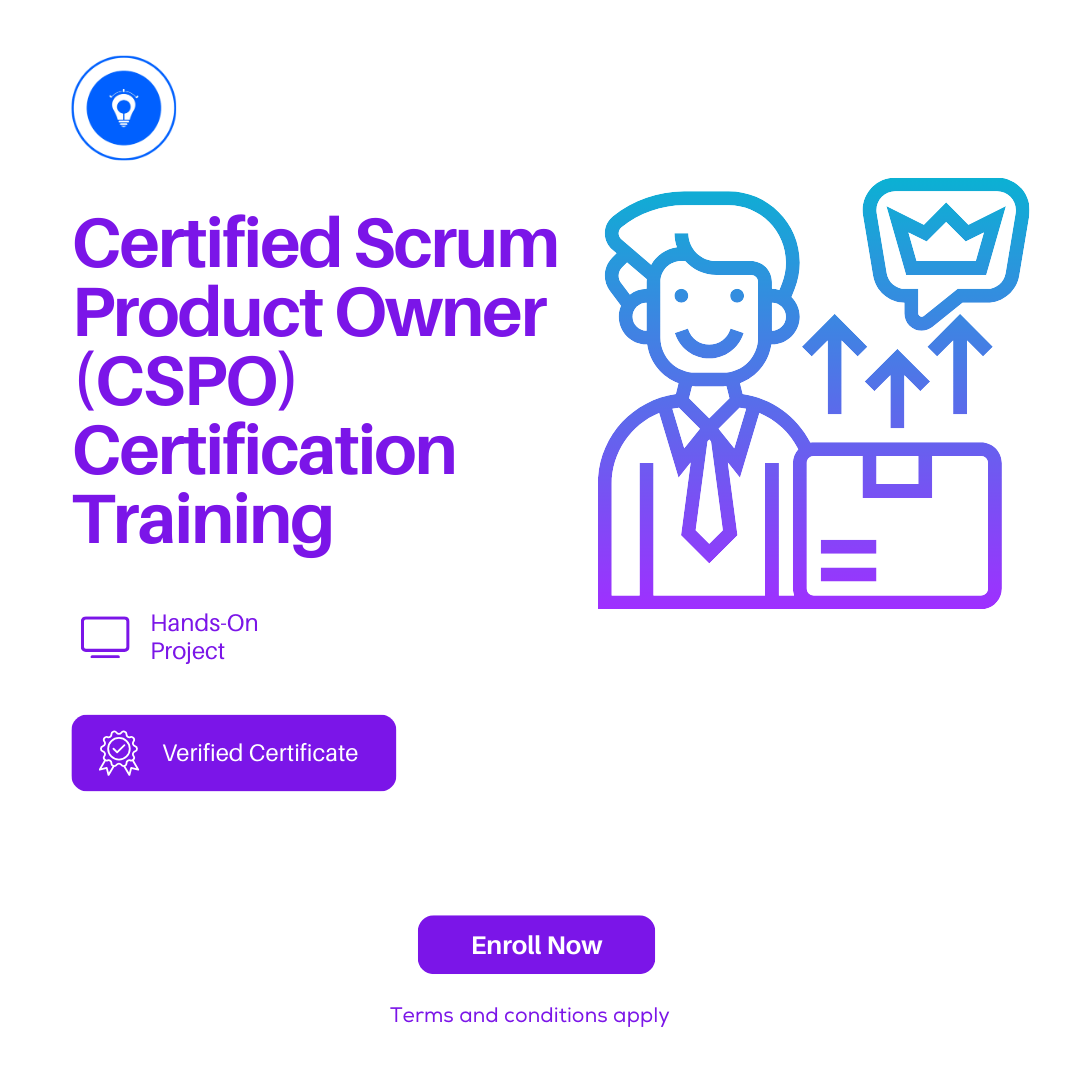 Certified Scrum Product Owner (CSPO) Certification Training