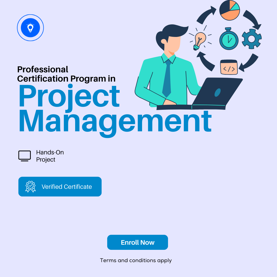 Professional Certificate Program in Project Management