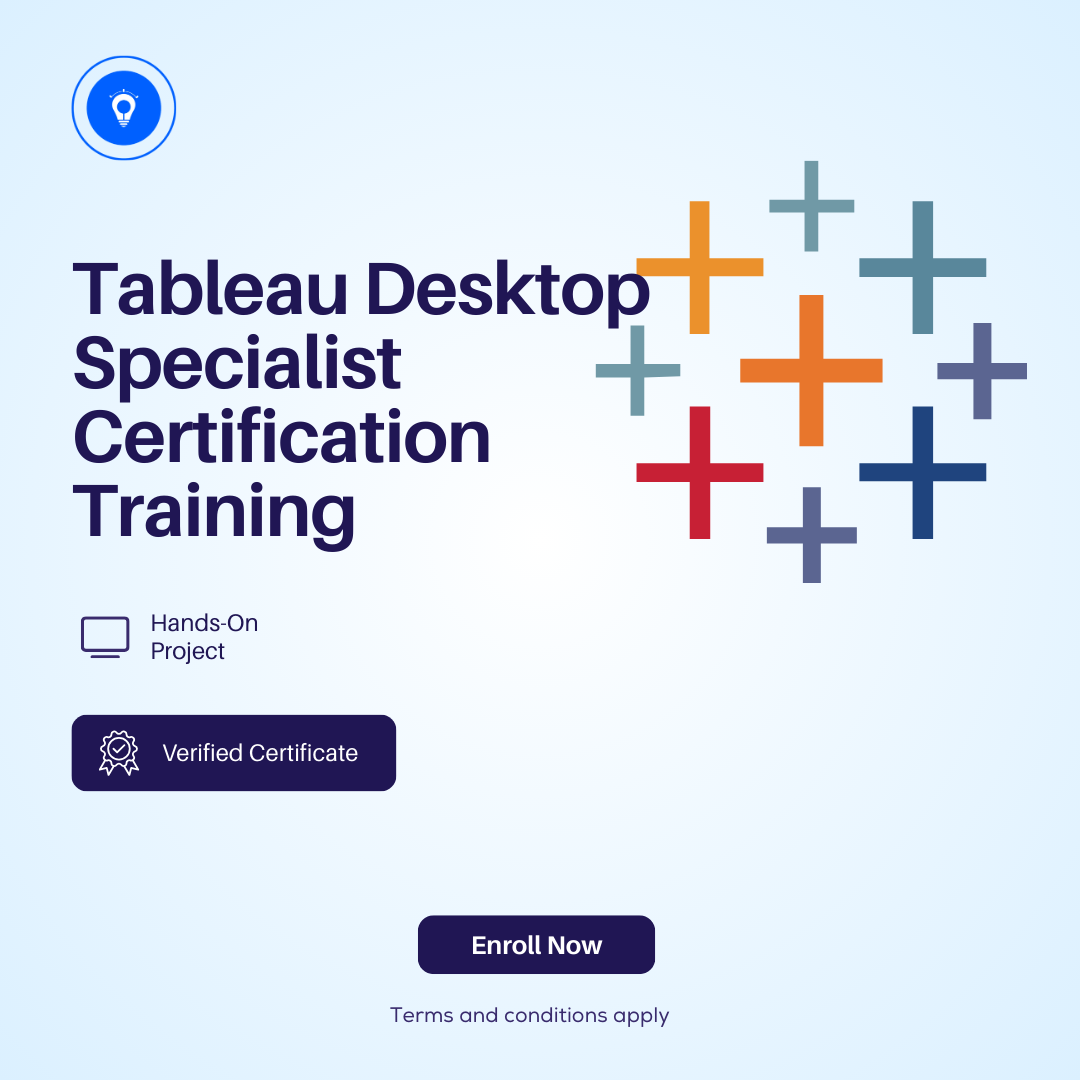 Tableau Desktop Specialist Certification Training