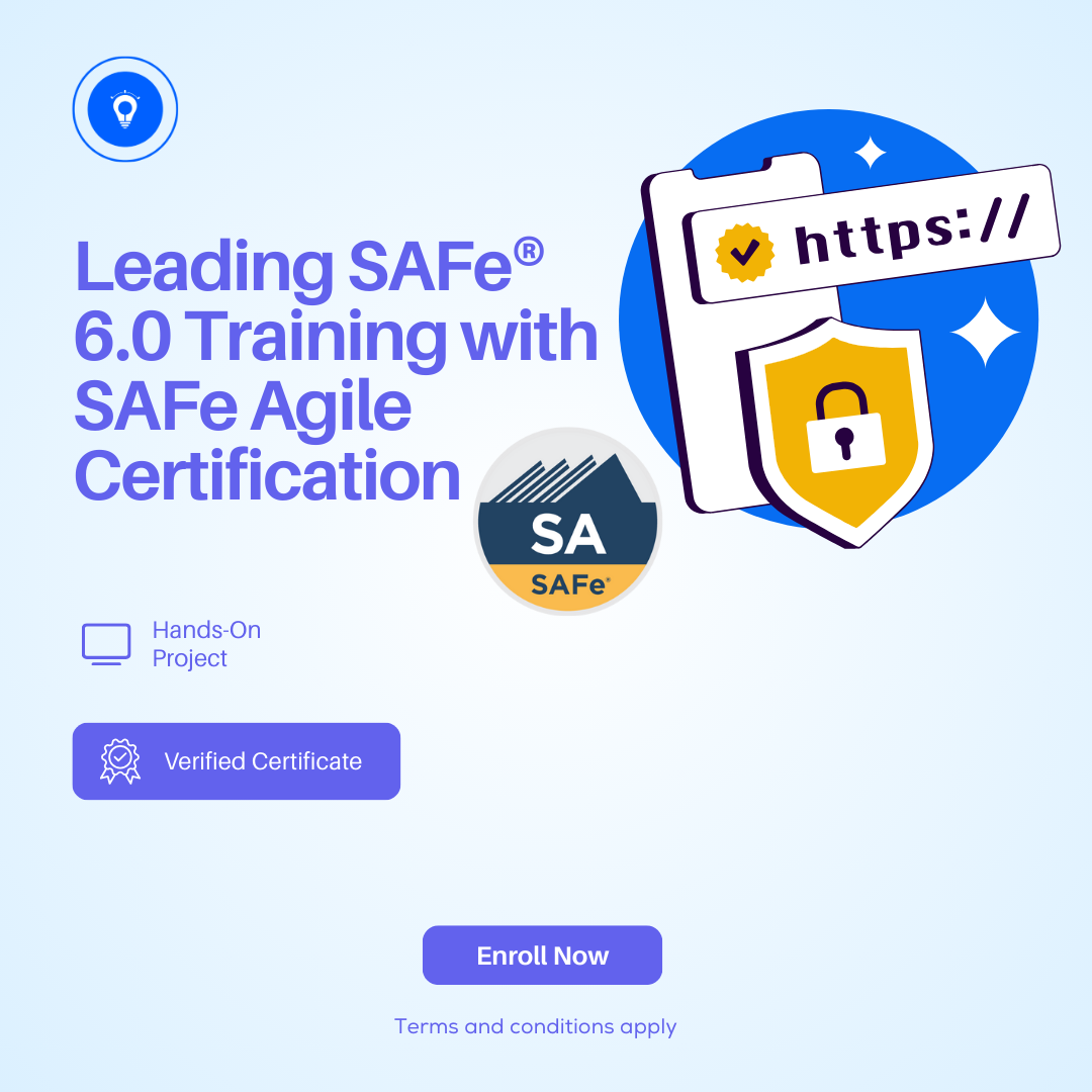 Leading SAFe® 6.0 Training with SAFe Agile Certification