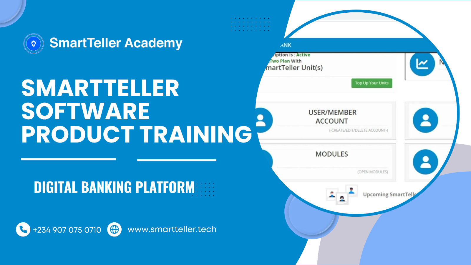 SmartTeller Software Product Training - Digital Banking Platform