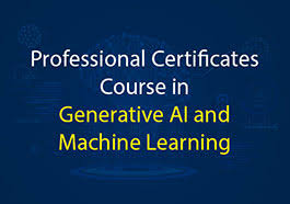 Professional Certificate Program in Generative AI and Machine Learning